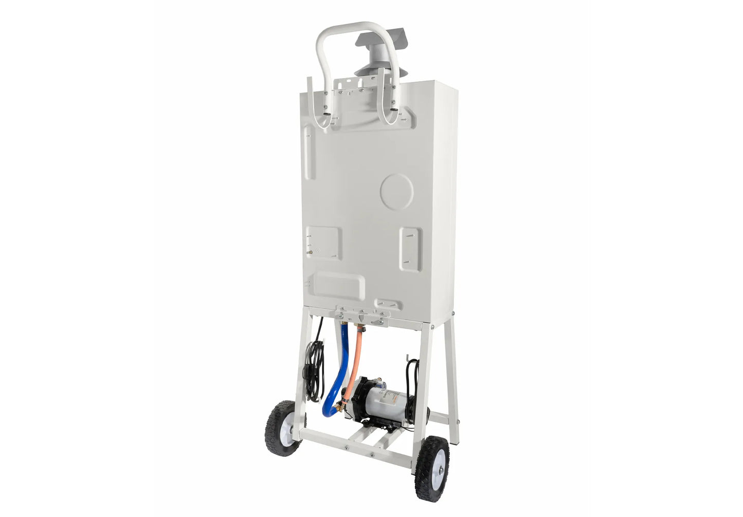 Portable Supa water heater on wheels